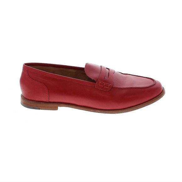 J CREW Leather Loafers/Flats Red